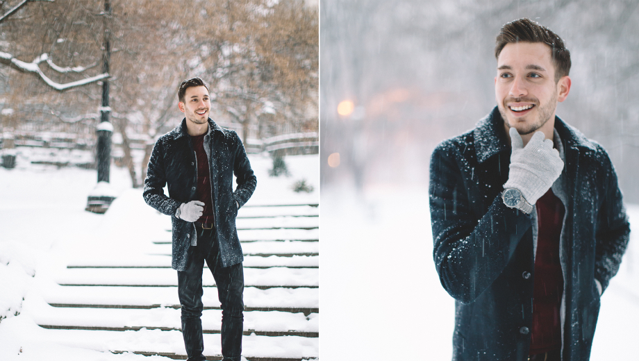 ساعت مناسب پالتو زمستانه