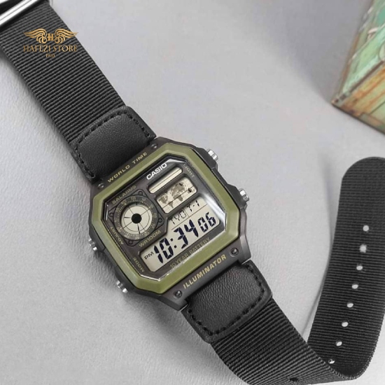 ساعت مردانه کاسیو مدل AE1200WHB-1B