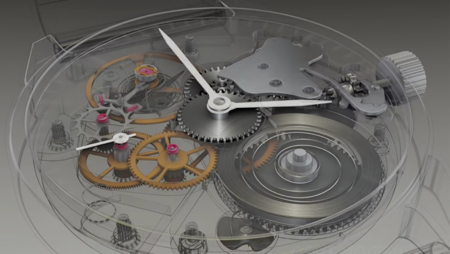 اجزای تشکیل‌دهنده یک ساعت مکانیکی