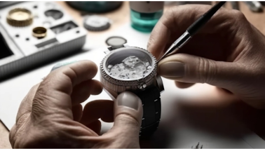 شیشه عرق کرده ساعت