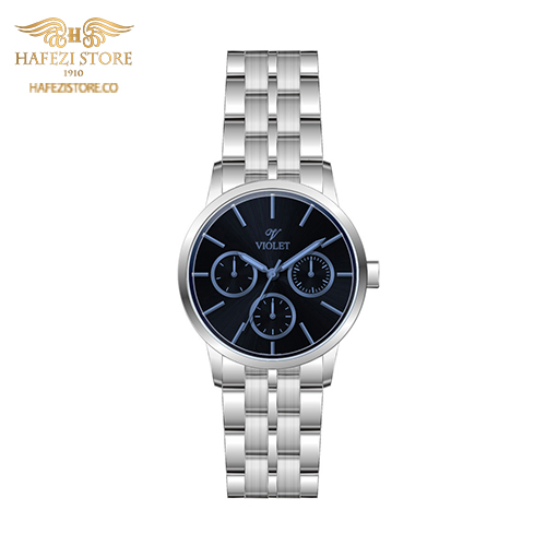 ساعت مچی زنانه ویولت مدل 0595metal سورمه ای