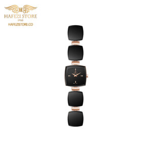 ساعت مچی زنانه ویولت مدل 0581/2metal رزگلد - صفحه مشکی