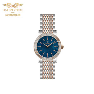 ساعت مچی زنانه ویولت مدل 0593/2metal رزگلد - نقره ای صفحه سورمه ای