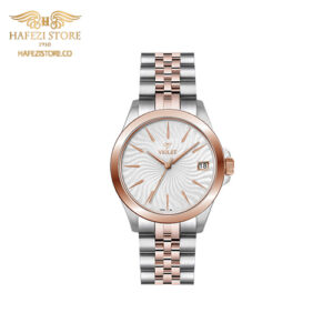 ساعت مچی زنانه ویولت مدل 0592/2metal رزگلد - نقره ای صفحه سفید