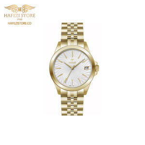 ساعت مچی زنانه ویولت مدل 0592/2metal طلایی - صفحه سفید