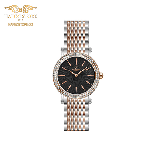 ساعت مچی زنانه ویولت مدل 0593/2metal رزگلد