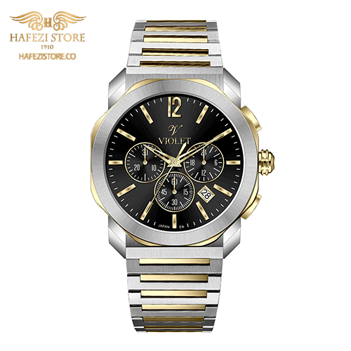 ساعت مچی مردانه ویولت مدل 0628/2metal طلایی