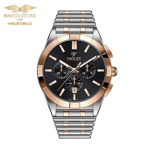 ساعت مچی مردانه ویولت مدل 0613/2metal رزگلد