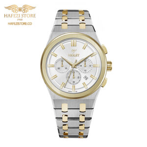 ساعت مچی مردانه ویولت مدل 0602/2metal طلایی - نقره ای