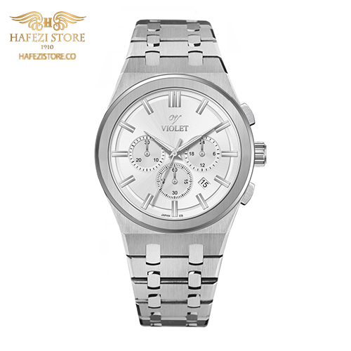 ساعت مچی مردانه ویولت مدل 0602metal نقره ای