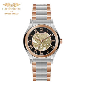 ساعت مچی مردانه ویولت مدل 0562/2metal رزگلد - صفحه مشکی