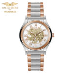 ساعت مچی مردانه ویولت اتوماتیک مدل 0562/2metal رزگلد - صفحه سفید