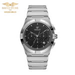 ساعت مچی مردانه ویولت مدل 0602metal نقره ای - صفحه مشکی