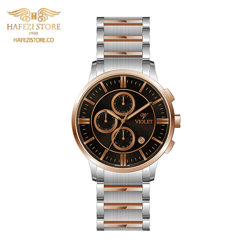 ساعت مچی مردانه ویولت مدل 0584/2metal رزگلد