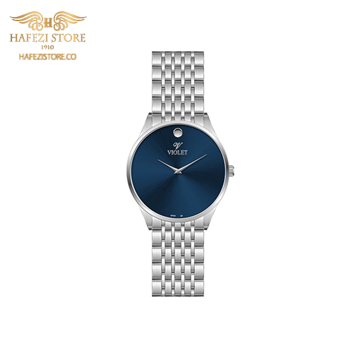 ساعت مچی زنانه ویولت مدل 0609metal نقره ای - صفحه سورمه ای