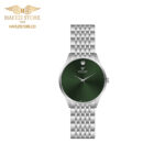 ساعت مچی زنانه ویولت مدل 0609metal نقره ای - صفحه سبز