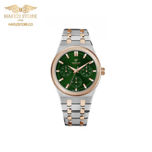 ساعت مچی زنانه ویولت مدل 0602/2metal رزگلد - صفحه سبز