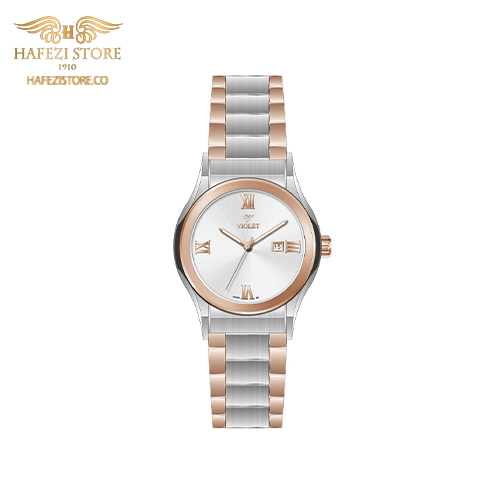 ساعت مچی زنانه ویولت مدل 0565/2metal رزگلد