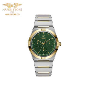 ساعت مچی زنانه ویولت مدل 0614/2metal طلایی - صفحه سبز