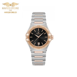 ساعت مچی زنانه ویولت مدل 0603/2metal رزگلد-صفحه مشکی