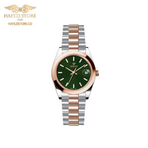 ساعت مچی زنانه ویولت مدل 0607/2metal رزگلد-صفحه سبز