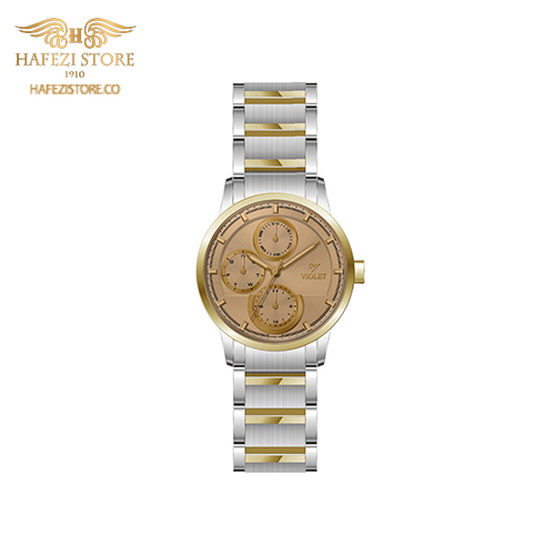 ساعت مچی زنانه ویولت مدل 0585metal طلایی