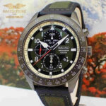 مردانه اسپرت بند چرم طبیعی با روکش پارچه تولید محدود کرونوگراف نمایش تاریخ سرعت سنج تولید محدود سرعت سنج (تاچیمتر) کورنوگراف چرمی چند عقربه (چند موتور) شب نما تقویم کوارتز شنا اسپرت مردانه مقاوم در برابر آب تا 100 متر (غواصی کم عمق) اصالت کشور ژاپن