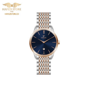 ساعت مچی زنانه ویولت مدل 0639/2metal رزگلد-نقره ای ، صفحه سورمه ای