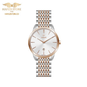 ساعت مچی زنانه ویولت مدل 0639/2metal رزگلد-نقره ای ، صفحه سفید