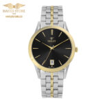 ساعت مچی مردانه ویولت مدل 0640/2metal طلایی - نقره ای ، صفحه مشکی