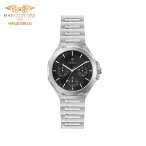 ساعت مچی زنانه ویولت مدل  0643metal  نقره ای - صفحه مشکی